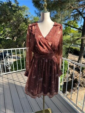 Baltic Born Rust Floral Dress